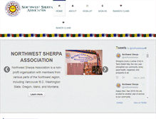 Tablet Screenshot of northwestsherpa.org